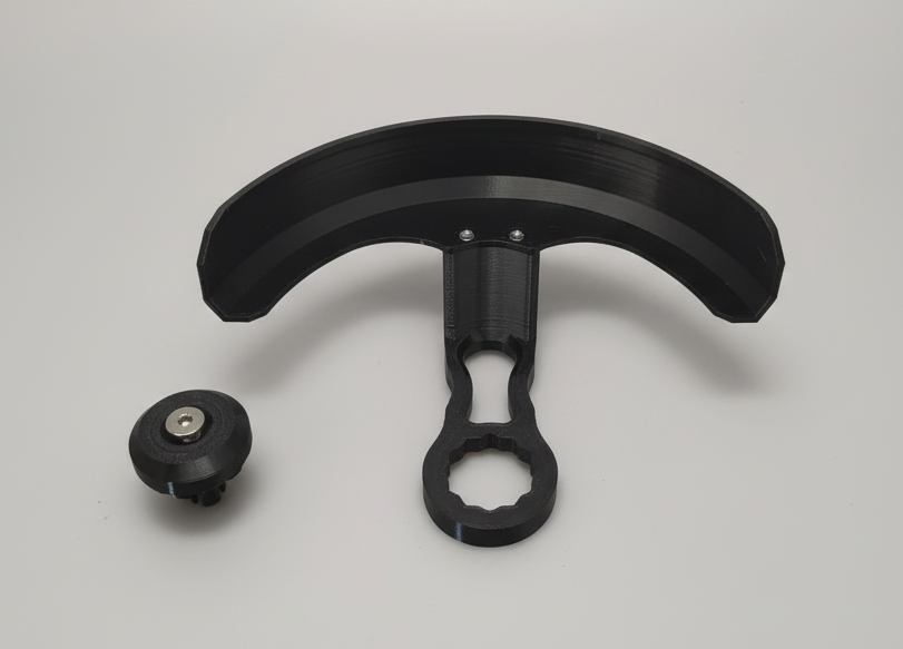 Cubre Cadenas Voge 900 DSX | Protege llanta y basculante del barro y la grasa | Montaje sin herramientas