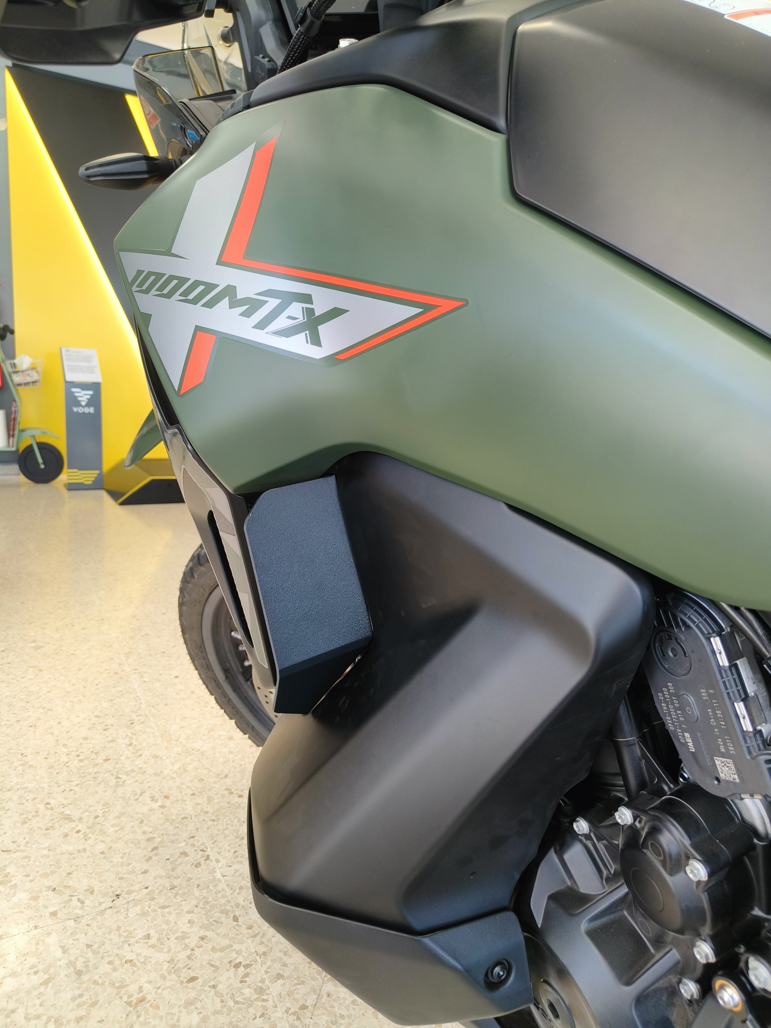 Deflector aire caliente CF Moto 800 MTx / 1000 MTx