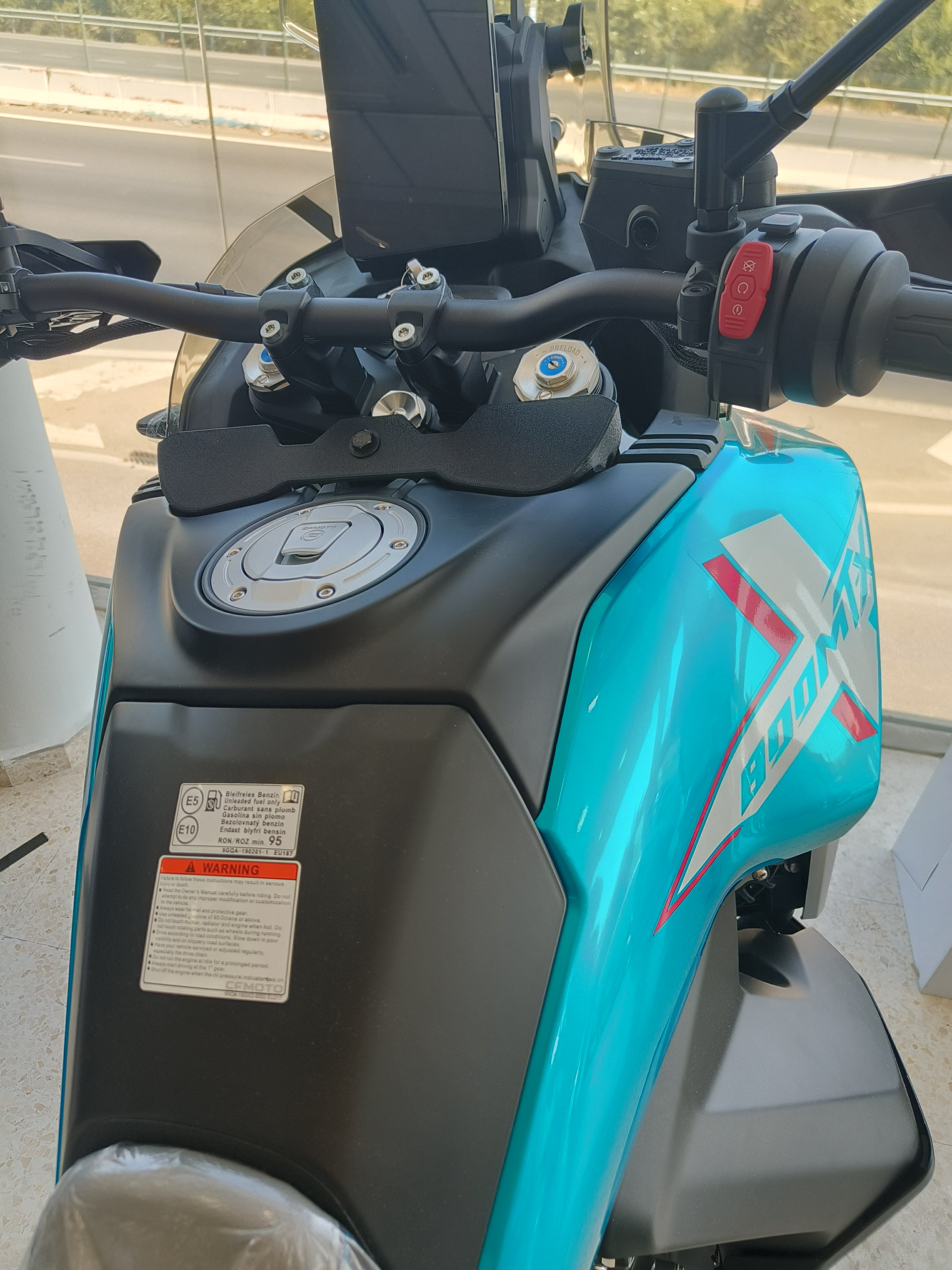 Deflector aire cockpit CF Moto 800 MTx